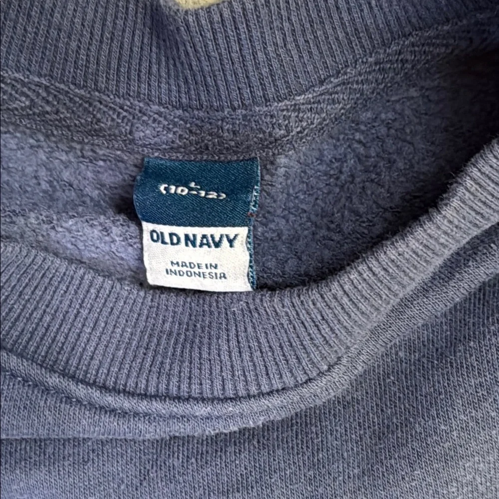 Like New Boys Old Navy‎ Embroidered Chill Skull Crewneck Sweatshirt